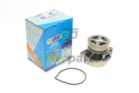 Помпа води Skoda Fabia/Octavia/Seat Ibiza/Cordoba/VW Caddy/Golf/Polo 1.4/1.4 16V 00-(27z)(B/B)(7лоп) GRAF PA674