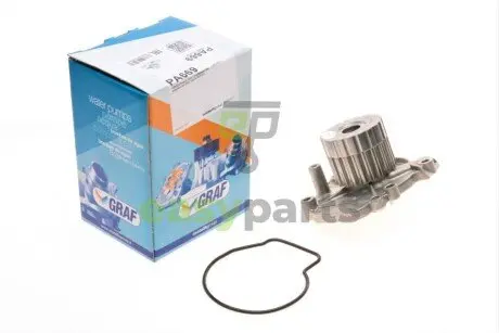 Помпа води Honda Accord VI 1.6/i/LS/Civic V/VI 1.4-1.6 16V 95-02/HR-V 1.6 16V 99- (19z)(B/B)(7лоп) GRAF PA669