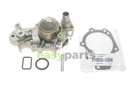Помпа води Renault Kangoo/Clio/Twingo 1.2 98-/Nissan Kubistar 1.2 03- (B/B) (6 лоп) GRAF PA632