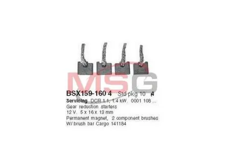 Щітка стартера CARGO BSX159-160 4