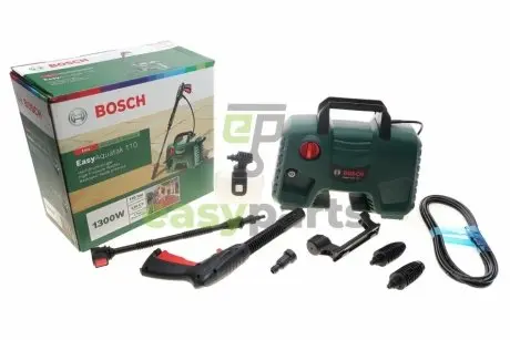 Фото мийка високого тиску EasyAquatak 110 (110 Бар/330 л/ч/1300W) BOSCH 06008A7F00 Мийка високого тиску EasyAquatak 110 (110 Бар/330 л/ч/1300W) BOSCH 06008A7F00