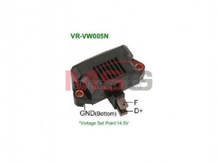 Регулятор напруги генератора MOBILETRON VR-VW005N (фото 1)