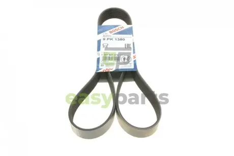 Ремінь генератора Daf CF/XF 05- (9PK1380) BOSCH 1987947379