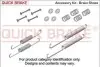 Монтажный комплект барабанных колодок QUICK BRAKE 105-0896 (фото 1)