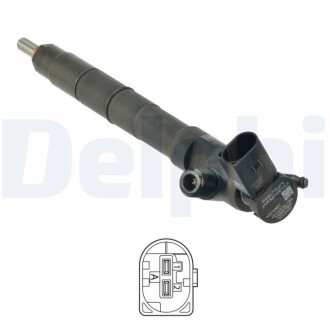 Форсунка паливна Common Rail Audi A3, Q2 Seat Arona, Ateca, Ibiza V, Leon, Leon SC, Leon ST Skoda Karoq, Octavia III VW Golf Sportsvan, Golf VII 1.6D 11.12- Delphi 28565336