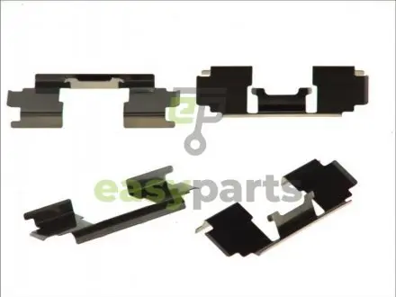Планка супорта (переднього) прижимна (к-кт) Honda Civic VI 98-01 (Trw) QUICK BRAKE 109-1276