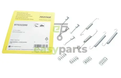 Комплект пружинок колодок ручника VW T5 1.9-2.5 TDI 03-15 TEXTAR 97032200