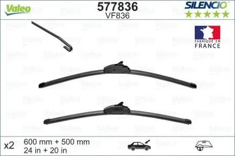 Щітка склоочисника Valeo 577836