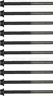 Комплект болтов с головкой системы TORX из черного металла VICTOR REINZ 14-32381-01 (фото 1)