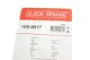 Комплект пружинок колодок ручника Peugeot 205/306/Renault Megane I 81-07 QUICK BRAKE 105-0617 (фото 3)