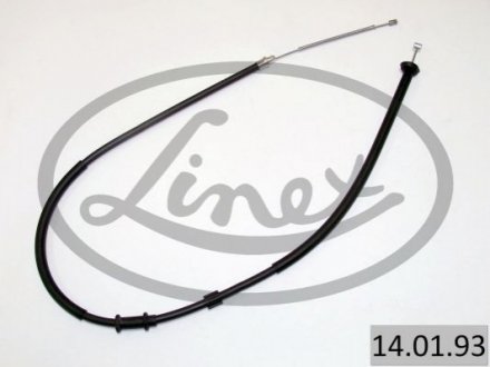 Трос ручника (задній) (L) Fiat Panda 03- (1408/1163mm) LINEX 140193