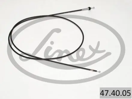 Трос капоту VW Golf II 83-91 (1733/1676 мм) LINEX 474005
