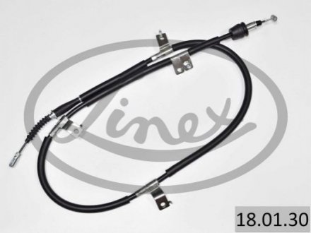 Трос ручника (задній) (L) Hyundai i30 07-12 (1675/1500mm) LINEX 180130