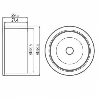 Ролик натяжний GMB GT30530 (фото 1)