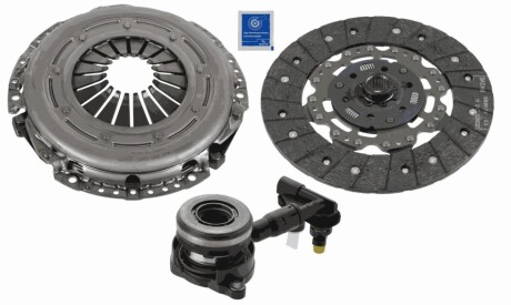 Комплект зчеплення Ford Transit Connect 1.5 TDCi 15- (d=240mm) (+вижимний) SACHS 3000 990 422