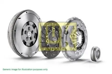 Демпфер + комплект зчеплення +вижимний VW Passat 00-05/Audi A6 2.5 TDI 01-05 LuK 600 0178 00