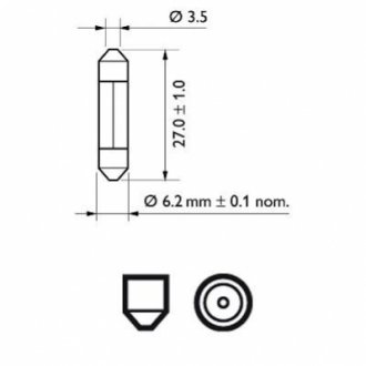 Автомобiльна лампа PHILIPS 48461128