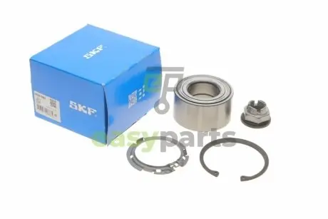 Підшипник маточини (передньої) Renault Logan 04- (+ABS) (37x72x37) SKF VKBA 6561