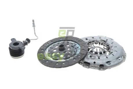 Комплект зчеплення Renault Megane II/III/Scenic II/III 1.9dCi 02- (d=240mm) (+вижимний) LuK 624 3211 33