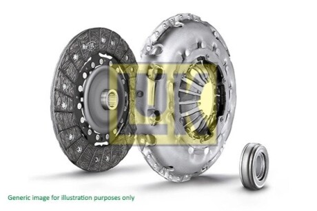 Комплект зчеплення Mitsubishi Pajero 2.5 TD 86-89 (d=230mm) (+вижимний) LuK 623 1796 60