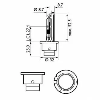 Автомобильная лампа PHILIPS 36487333