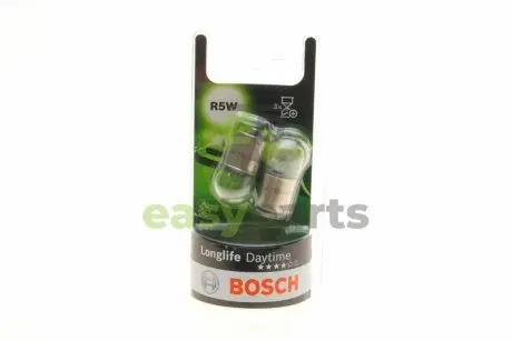 Автолампа R5W 12V 5W BA15s BOSCH 1 987 301 058