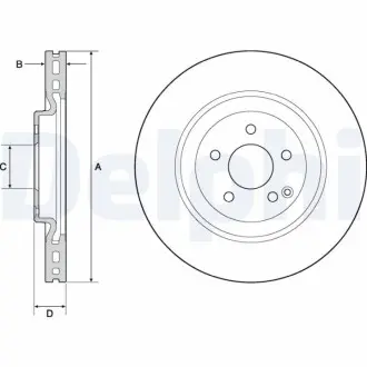 Гальмiвнi диски ZN Delphi BG9144C