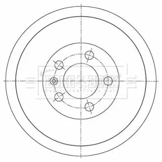 Гальмiвнi барабани BORG & BECK BBR7278