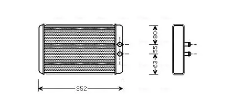 Радiатор опалення AVA COOLING FTA 6265
