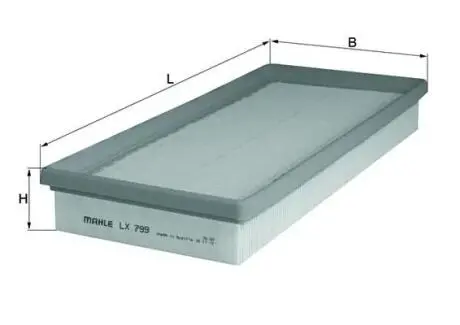 Воздушный фильтр MAHLE / KNECHT LX799