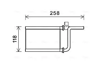 Радiатор опалення AVA COOLING MTA 6254