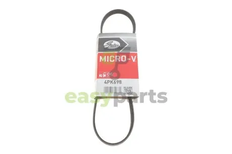 Ремінь генератора Citroen Jumper 1.9TD 94-02 Gates 4PK698