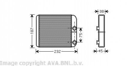 Радиатор отопления AVA COOLING VO 6129 (фото 1)