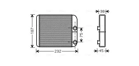 Радiатор опалення AVA COOLING VO 6129