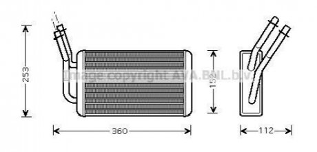 Радиатор отопления AVA COOLING FD 6316
