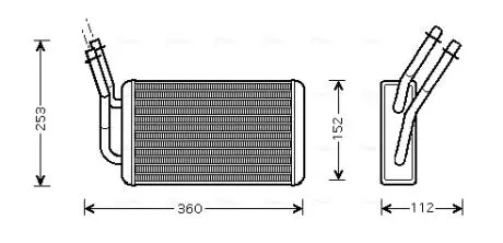 Радиатор отопления AVA COOLING FD 6316