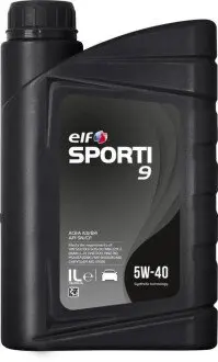 Масло моторное SPORTI 9 / 5W40 / 1л. / (VW 502.00/505.00, MB 229.3, BMW LL-01) ELF 214258