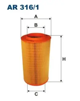 Фiльтр повiтряний FILTRON AR316/1