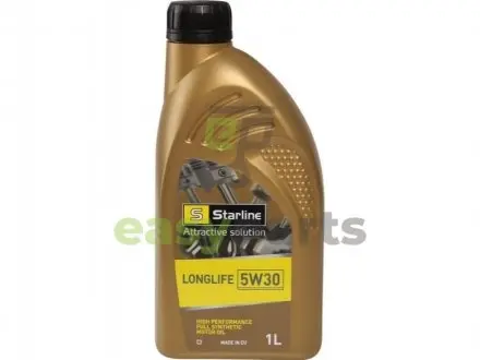 Моторное масло LONGLIFE / 5W30 / 1л. / (ACEA C3, API SN/CF, VW 504.00/507.00) STARLINE NA LG-1