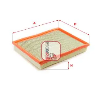 Фiльтр повiтряний 292x235x43mm SOFIMA S3214A