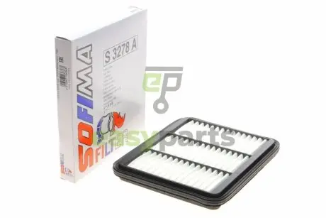 Фільтр повітряний Daewoo Matiz 0.8/1.0SOHC 00- SOFIMA S3278A