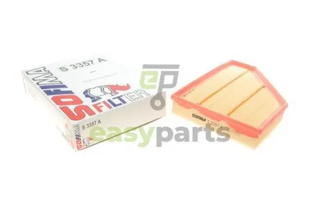 Фільтр повітряний BMW 3 (E90-E93)/X1 (E84) 03- (з поролоном) SOFIMA S3357A