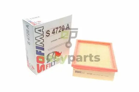 Фільтр повітряний Citroen Xsara/Peugeot 206 1.9D/2.0HDi 98- SOFIMA S4720A