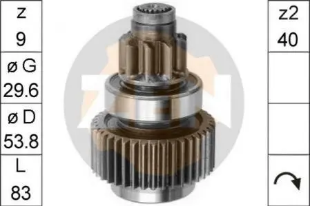 Бендикс стартера ZEN ZN0818