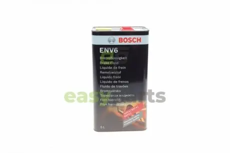 Гальмівна рідина ENV6 (DOT4/DOT3/DOT5.1) (5L) BOSCH 1987479208 (фото 1)
