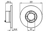 Диск гальм.передн.VW LT28-45 81-96 BOSCH 0986478138 (фото 1)