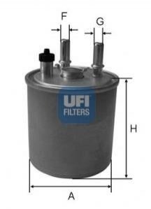Топливный фильтр UFI 24.073.00