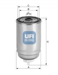 Топливный фильтр UFI 24.439.00