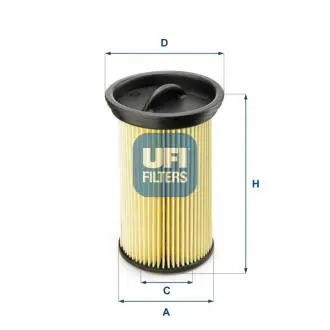Фото паливний фільтр UFI 26.005.00 Паливний фільтр UFI 26.005.00
