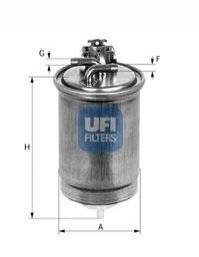 Фільтр паливний UFI 24.400.00 (фото 1)